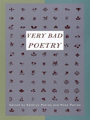 cover image of Very Bad Poetry